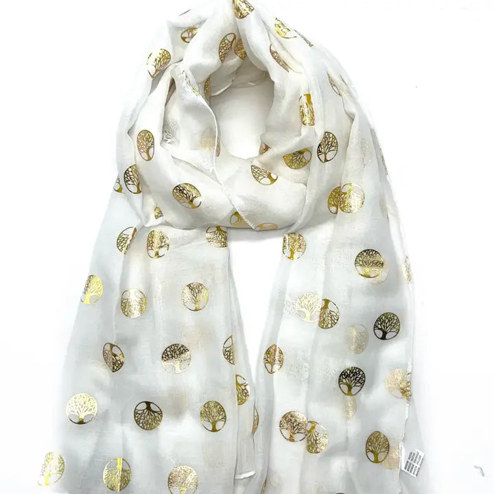Foulard,écharpes avec dorure