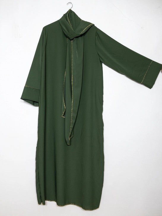 Abaya JULIA voile intégré