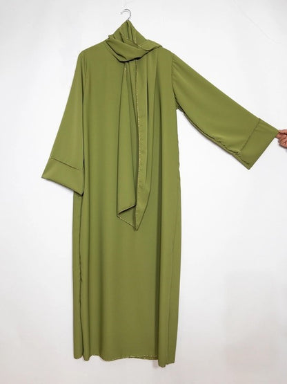 Abaya JULIA voile intégré