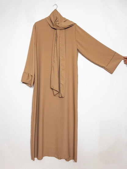 Abaya JULIA voile intégré