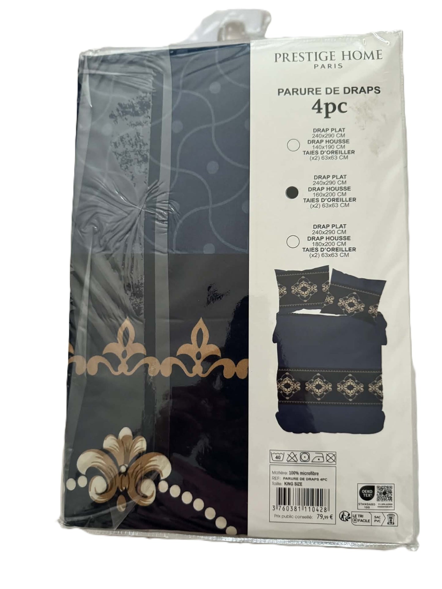 Parure de draps 4 pièces