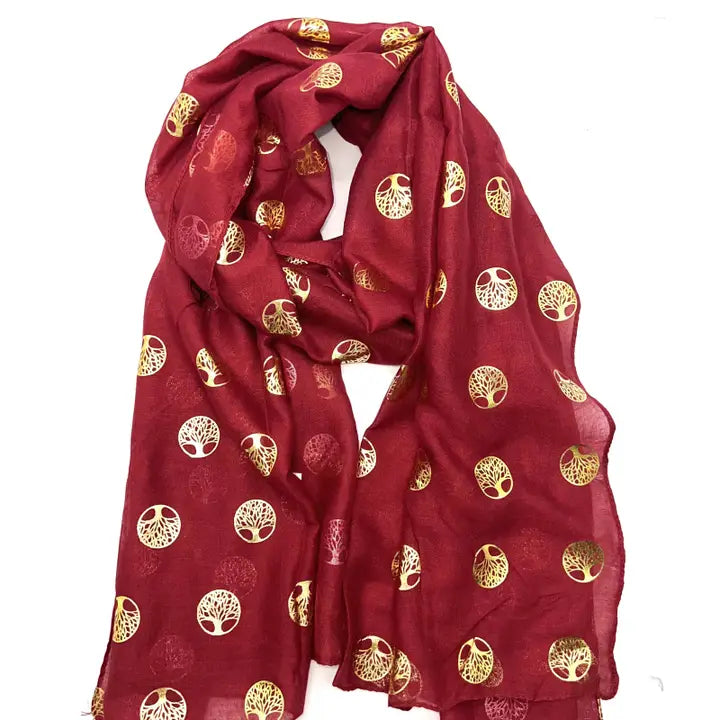 Foulard,écharpes avec dorure