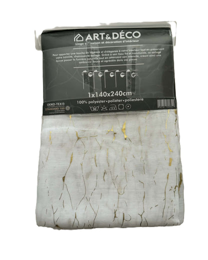 Rideau voilage 1x140x240