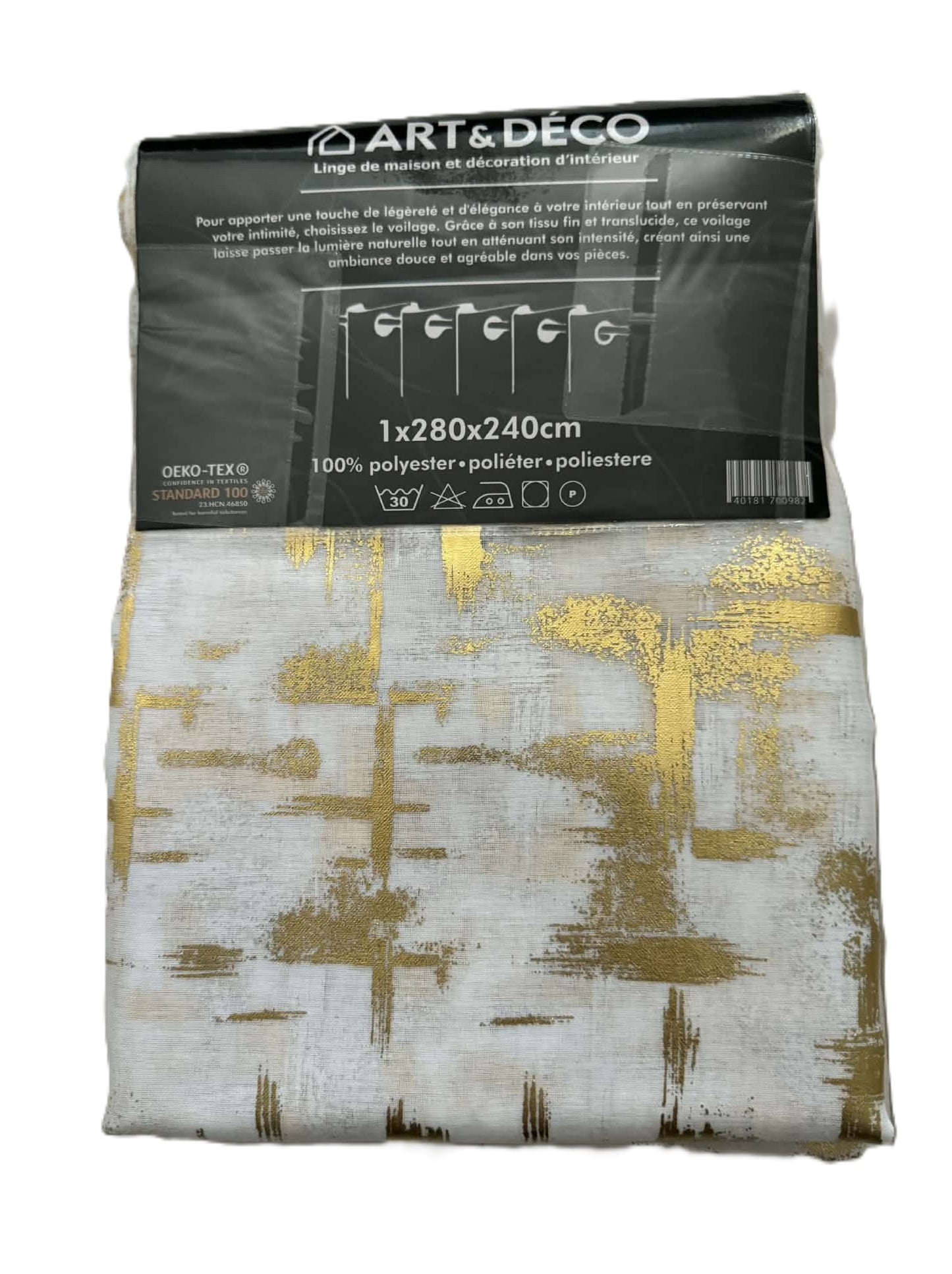 Rideau voilage 1x280x240 cm